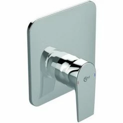 Ideal Standard Brausearmatur Unterputz Tesi, Bausatz 2, Rosette 163x163mm, Chrom, A6585AA