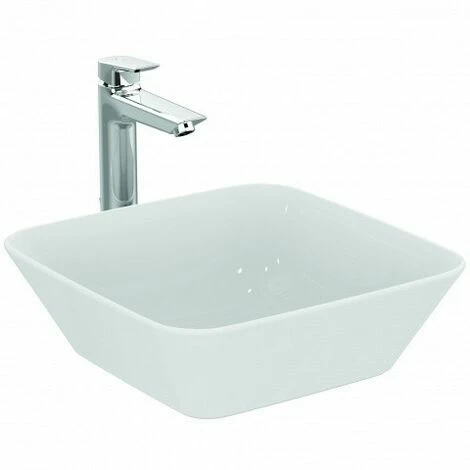 Ideal Standard Connect Air Waschtisch-Schale, Quadratisch, 400mm E0347, Farbe: Weiß - E034701 1 Ideal Standard Connect Air Waschtisch-Schale, Quadratisch, 400mm E0347, Farbe: Weiß - E034701