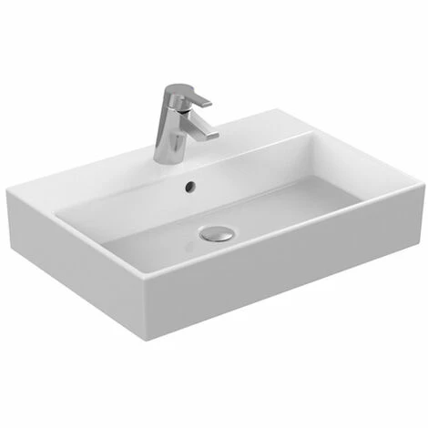 Ideal Standard Strada Aufsatzwaschtisch 600mm, 1x Hahnloch K0781, Farbe: Weiß - K078101 1 Ideal Standard Strada Aufsatzwaschtisch 600mm, 1x Hahnloch K0781, Farbe: Weiß - K078101