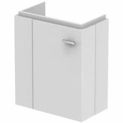 Ideal Standard CONNECT SPACE Waschtischunterschrank, 450mm, 1 Tür, Ablage Links, E0370, Farbe: Ulme Grau Dekor - E0370KS