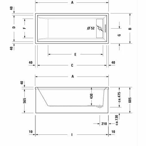 Ideal Standard Connect Air Oval-Badewanne 1800x800mm E106801 - E106801 2 Ideal Standard Connect Air Oval-Badewanne 1800x800mm E106801 - E106801 – Bild 2