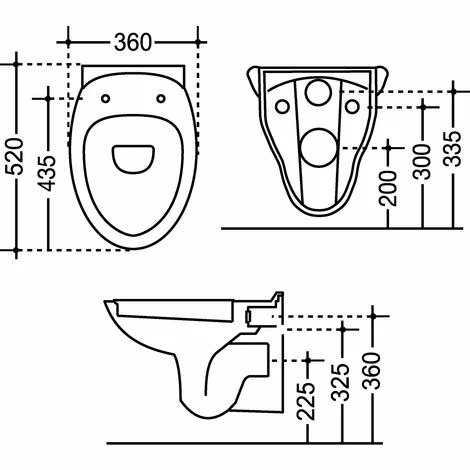 Ideal Standard Wand-WC Novella, Tiefspüler, Keramik, Weiß, 04964 1 Ideal Standard Wand-WC Novella, Tiefspüler, Keramik, Weiß, 04964 1 -Ideal Standard-shop 26286845 2