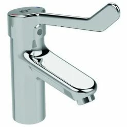 Ideal Standard Waschtischarmatur Ceraplus 2,mit Klinikhebel, , Ausld. 112mm, Chrom, BC098AA