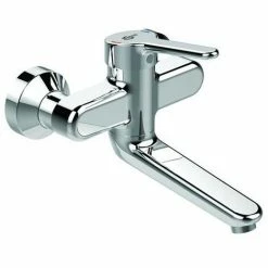 Ideal Standard Wand-Waschtischarmatur Ceraplus 2, 500 X 194-213mm, Chrom, BC115AA