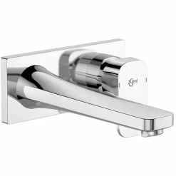 Ideal Standard Wand-Waschtischarmatur Unterputz Tonic II,5 X 193x83mm,Ausld.225mm,Chrom, A6335AA