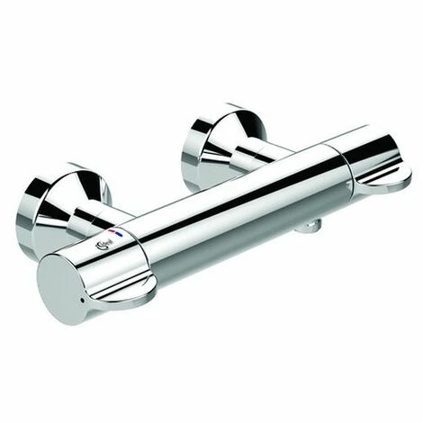 Ideal Standard Brausethermostat Aufputz Ceraplus 2, Gesamte Ausld. 115 X 133mm, Chrom, A6871AA 1 Ideal Standard Brausethermostat Aufputz Ceraplus 2, Gesamte Ausld. 115 X 133mm, Chrom, A6871AA