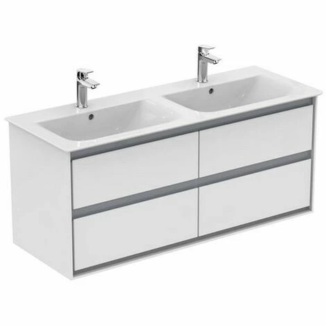 Ideal Standard Mdwaschtischunterschrank Connect AIR,4Ausz., 1200x440x5 X 17mm, Weiß Und Hellgrau, E0822KN 1 Ideal Standard Mdwaschtischunterschrank Connect AIR,4Ausz., 1200x440x5 X 17mm, Weiß Und Hellgrau, E0822KN
