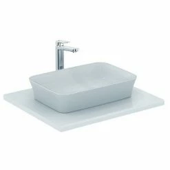 Ideal Standard AuslaufSchale Ipalyss, Ohne Hahnloch 500 X 120mm, Weiß, E139201