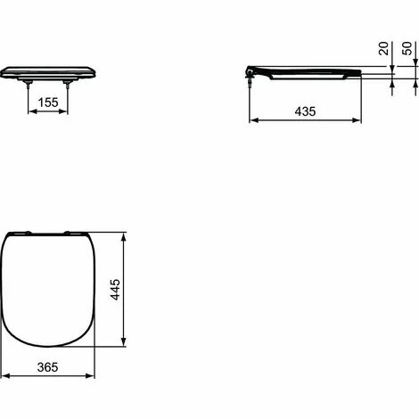 Ideal Standard WC-Sitz Tesi Ultra Flach Softclose Weiß T352701 4 Ideal Standard WC-Sitz Tesi Ultra Flach Softclose Weiß T352701 – Bild 4
