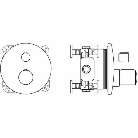 Ideal Standard Bade-Thermostat MELANGE UP-Bausatz 2 (EASY-Box) chrom A4891AA Ideal Standard Bade-Thermostat MELANGE UP-Bausatz 2 (EASY-Box) Chrom A4891AA -Ideal Standard-shop 28800249 2