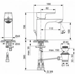 Ideal Standard Waschtischarmatur CONNECT AIR Chrom A7021AA 2 Ideal Standard Waschtischarmatur CONNECT AIR Chrom A7021AA -Ideal Standard-shop 28803708 3