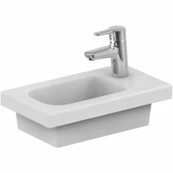 Ideal Standard Handwaschbecken CONNECT SPACE Mit Hahnbank Rechts 450 X 250 X 130 Mm Weiß E132101 -Ideal Standard-shop 28804872 4