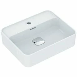 Ideal Standard Aufsatzwaschtisch STRADA II Mit Überlauf, Mit Hahnloch 600 X 400 X 175 Mm Weiß T299801