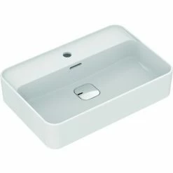 Ideal Standard Aufsatzwaschtisch STRADA II Mit Überlauf, Mit Hahnloch 600 X 400 X 175 Mm Weiß T299801 -Ideal Standard-shop 28805915 5