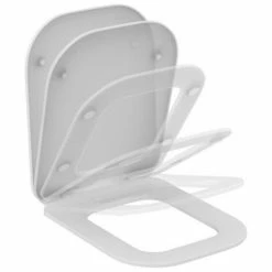Ideal Standard WC-Sitz TONIC II Mit Deckel, Scharniere Edelstahl, Softclosing Weiß K706501