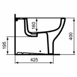 Bidet Bodenstehend Wandbündig Ideal Standard Tesi Aus Vitreous China Seidenweiß | Keramik 5 Bidet Bodenstehend Wandbündig Ideal Standard Tesi Aus Vitreous China Seidenweiß | Keramik -Ideal Standard-shop 33993494 3