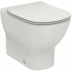 Bodenstehende Toilette AquaBlade Seidenweiß Ideal Standard Tesi Mit Schmalem Sitz | Glänzendes Weiß - Mit Toilettensitze