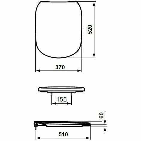 Toilettensitze Ideal Standard Esedra weiß duroplastischer | Plastica Toilettensitze Ideal Standard Esedra Weiß Duroplastischer | Plastica -Ideal Standard-shop 34050574 5