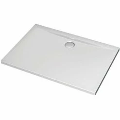 Rechteckige Acryl-Duschwanne 120X80 Cm Ideal Standard Ultraflat Mit Ablaufloch Ø90 Mm | Weiß
