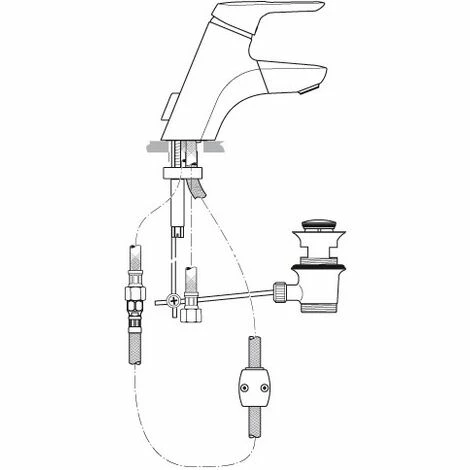 Ideal Standard Einhebel-Waschtischarmatur CERAMIX BLUE LIFT chrom A5654AA Ideal Standard Einhebel-Waschtischarmatur CERAMIX BLUE LIFT Chrom A5654AA -Ideal Standard-shop 39294457 2