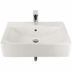 Ideal Standard Waschtisch-Set Connect | E070301 | Weiß | Waschtisch 60 X 46 Cm Zur Wandmontage | Mit Waschtischarmatur Ceraplan III | Überlauf Und Hahnloch | Eckig | Sanitärkeramik | 57034 3 7 Ideal Standard Waschtisch-Set Connect | E070301 | Weiß | Waschtisch 60 X 46 Cm Zur Wandmontage | Mit Waschtischarmatur Ceraplan III | Überlauf Und Hahnloch | Eckig | Sanitärkeramik | 57034 3 -Ideal Standard-shop 40317504 3