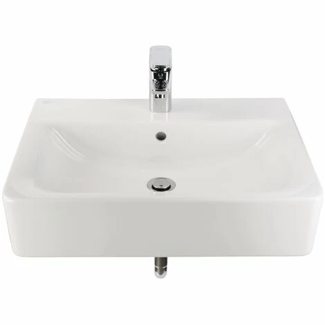 Ideal Standard Waschtisch-Set Connect | E070301 | Weiß | Waschtisch 60 X 46 Cm Zur Wandmontage | Mit Waschtischarmatur Ceraplan III | Überlauf Und Hahnloch | Eckig | Sanitärkeramik | 57034 3 3 Ideal Standard Waschtisch-Set Connect | E070301 | Weiß | Waschtisch 60 X 46 Cm Zur Wandmontage | Mit Waschtischarmatur Ceraplan III | Überlauf Und Hahnloch | Eckig | Sanitärkeramik | 57034 3 – Bild 3
