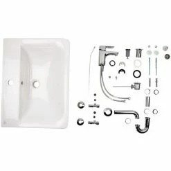 Ideal Standard Waschtisch-Set Connect | E070301 | Weiß | Waschtisch 60 X 46 Cm Zur Wandmontage | Mit Waschtischarmatur Ceraplan III | Überlauf Und Hahnloch | Eckig | Sanitärkeramik | 57034 3 9 Ideal Standard Waschtisch-Set Connect | E070301 | Weiß | Waschtisch 60 X 46 Cm Zur Wandmontage | Mit Waschtischarmatur Ceraplan III | Überlauf Und Hahnloch | Eckig | Sanitärkeramik | 57034 3 -Ideal Standard-shop 40317504 5