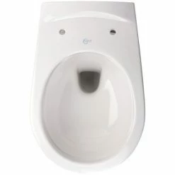 Ideal Standard Spülrandloses Wand-WC Set Eurovit | K290201 | Weiß | Toilette Ohne Spülrand | Tiefspüler Mit Waagerechtem Abgang | WC-Sitz In Weiß | Sanitärkeramik | 57038 1 3 Ideal Standard Spülrandloses Wand-WC Set Eurovit | K290201 | Weiß | Toilette Ohne Spülrand | Tiefspüler Mit Waagerechtem Abgang | WC-Sitz In Weiß | Sanitärkeramik | 57038 1 -Ideal Standard-shop 40317507 4