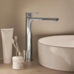 Ideal Standard Tonic II Einhebel-Waschtischarmatur Mit Verlängertem Sockel Mit Ablaufgarnitur 1 Ideal Standard Tonic II Einhebel-Waschtischarmatur Mit Verlängertem Sockel Mit Ablaufgarnitur -Ideal Standard-shop 55342307 2