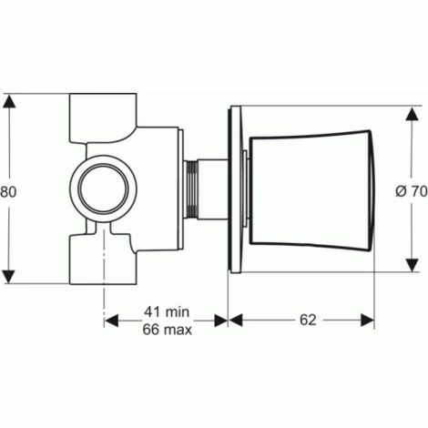 Ideal Standard Venice Mehrwegeventil DN 15 und DN 20 für Wandeinbau, A5363AA Ideal Standard Venice Mehrwegeventil DN 15 Und DN 20 Für Wandeinbau, A5363AA -Ideal Standard-shop 5634061 2