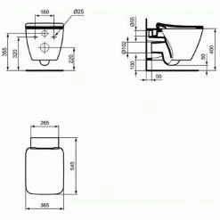 Ideal Standard STRADA II - AQUABLADE WC-Becken Und Ultradünner WC-Deckel Mit Fallbremse (T359601) 7 Ideal Standard STRADA II - AQUABLADE WC-Becken Und Ultradünner WC-Deckel Mit Fallbremse (T359601) -Ideal Standard-shop 59180737 3