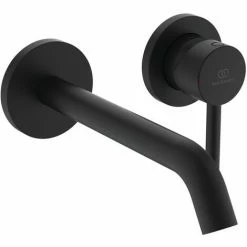 Ideal Standard Ceraline Wand-Waschtisch-Armatur, 180 Mm Ausladung, Silk Black