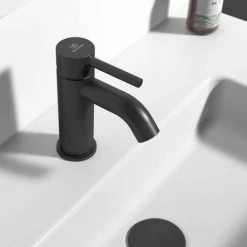 Ideal Standard Ceraline Waschtischarmatur, M.Push-open, Silk Black -Ideal Standard-shop 59790191 4