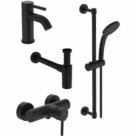 Ideal Standard Ceraline Aufputz-Armaturen-Bundle 2, silk black Ideal Standard Ceraline Aufputz-Armaturen-Bundle 2, Silk Black -Ideal Standard-shop 59790418 1