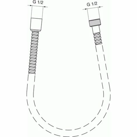 Ideal Standard CeraWell Metallflex Brauseschlauch aus Metall Länge 150 cm A 2400 AA Ideal Standard CeraWell Metallflex Brauseschlauch Aus Metall Länge 150 Cm A 2400 AA -Ideal Standard-shop 62528525 2