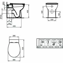 Wandhängende Sanitärkeramik Mit übergesetztem Ablauf Komplett Mit Eurovit Ideal Standardsitz 4 Wandhängende Sanitärkeramik Mit übergesetztem Ablauf Komplett Mit Eurovit Ideal Standardsitz -Ideal Standard-shop 68566230 5