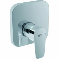 Ideal Standard Brausearmit Unterputz Ceraplan III, Bausatz2, Rosette 165x165mm, Chrom