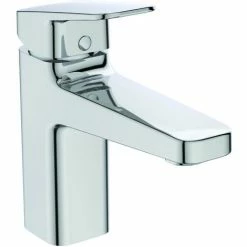 Ideal Standard Waschtischarmatur Ceraplan H90 Mit Ablaufgarnitur Ausld.124mm Chrom