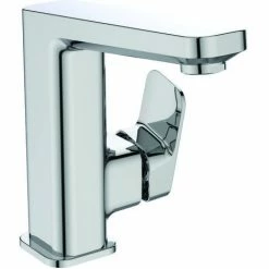 Ideal Standard Waschtisch-Armatur Tonic II, Mit Hohem Auslauf, 5 L/min., Ohne Ablgarn., Ausld.135mm, Chrom