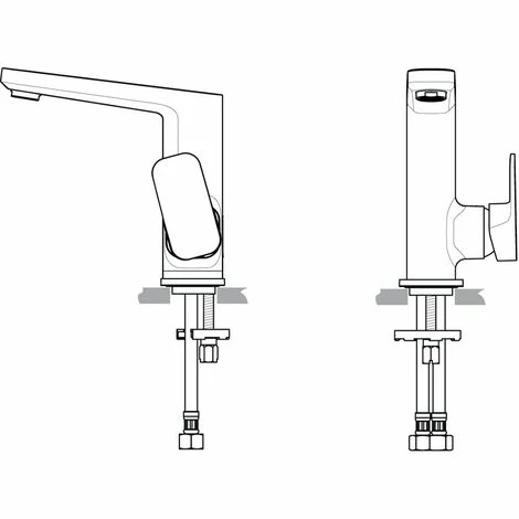 Ideal Standard Waschtisch-Armatur Tonic II, mit hohem Auslauf, 5 l/min., ohne Ablgarn., Ausld.135mm, Chrom Ideal Standard Waschtisch-Armatur Tonic II, Mit Hohem Auslauf, 5 L/min., Ohne Ablgarn., Ausld.135mm, Chrom -Ideal Standard-shop 68756188 2