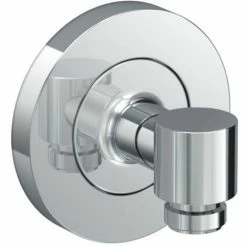 Ideal Standard JADO Wandanschlussbogen G1/2, Mit Rückflussverhinderer, Chrom