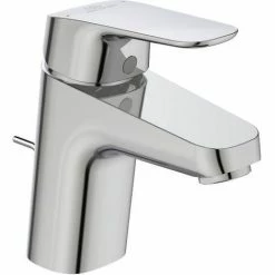 Ideal Standard Waschtischarmatur Ceraflex, 5 L/min., Mit Ablaufgarnitur Ausld. 101mm, Chrom