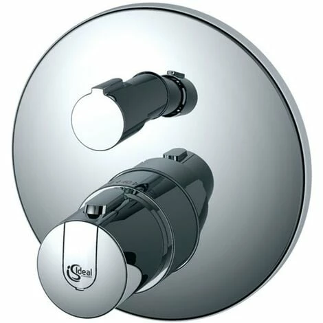 Ideal Standard Einzelthermostat UP CERATHERM 100, Bausatz 2, Rosette D:163mm, Chrom 1 Ideal Standard Einzelthermostat UP CERATHERM 100, Bausatz 2, Rosette D:163mm, Chrom
