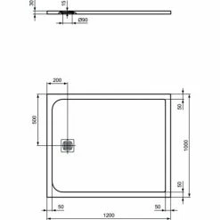 Rechteckige Duschwanne Steinoptik 100x120 Ideal Standard Ultra Flat S - Ablauf NICHT Im Lieferumfang Enthalten 4 Rechteckige Duschwanne Steinoptik 100x120 Ideal Standard Ultra Flat S - Ablauf NICHT Im Lieferumfang Enthalten -Ideal Standard-shop 71218425 5