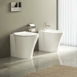 Ideal Standard Connect Air AquaBlade Wandhängende Sanitärkeramik Mit übersetztem Ablauf Und Soft-Close-Sitz