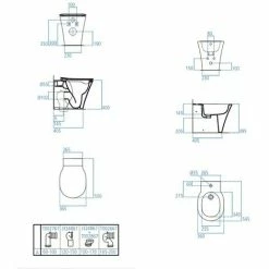 Ideal Standard Connect Air AquaBlade Wandhängende Sanitärkeramik Mit übersetztem Ablauf Und Soft-Close-Sitz -Ideal Standard-shop 71218776 3