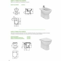 IDEAL STANDARD Back To Wall Sanitärkeramik Dolomite Gemma 2 Wc Soft Close Sitz Und Bidet -Ideal Standard-shop 71218851 3