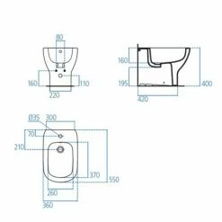 Ideal Standard Tesi AquaBlade Wandhängende Sanitärkeramik Mit übersetztem Ablauf Mit Duroplastischem Sitz -Ideal Standard-shop 71219376 3