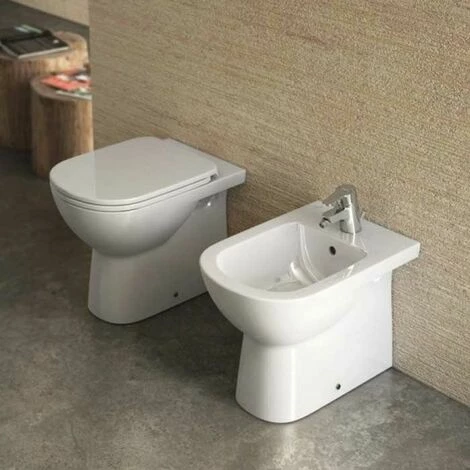 IDEAL STANDARD Back To Wall Sanitärkeramik Dolomite Gemma 2 Wc Sitz Und Bidet 2 IDEAL STANDARD Back To Wall Sanitärkeramik Dolomite Gemma 2 Wc Sitz Und Bidet – Bild 2