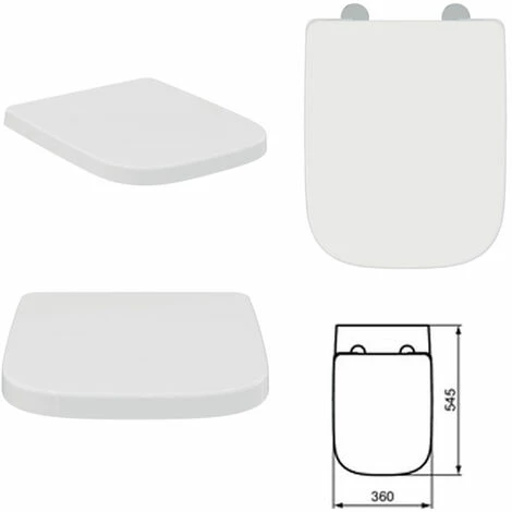 Wandbündige Sanitärkeramik Mit Soft-Close-Sitz, Life Ideal Standard-Kollektion 4 Wandbündige Sanitärkeramik Mit Soft-Close-Sitz, Life Ideal Standard-Kollektion – Bild 4